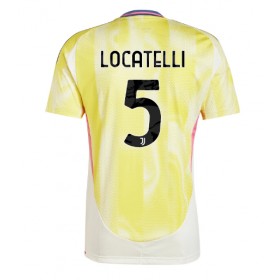 Juventus Manuel Locatelli #5 Borta Kläder 2024-25 Kortärmad